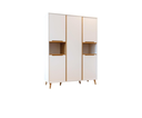 Armoire - Péricles - Boho - 5 portes - Blanc