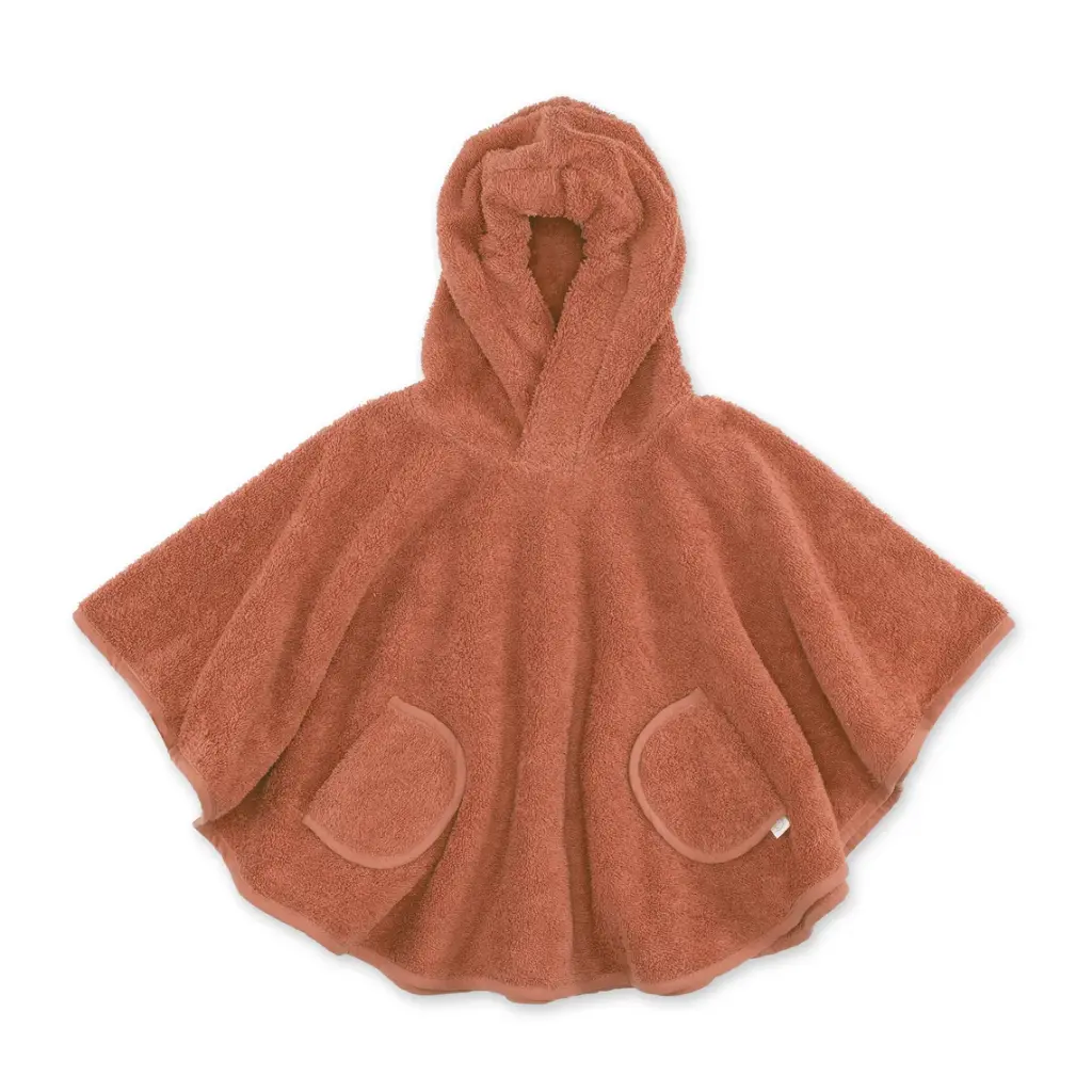Poncho de bain - Bemini - 9-36 mois Brick Terry 