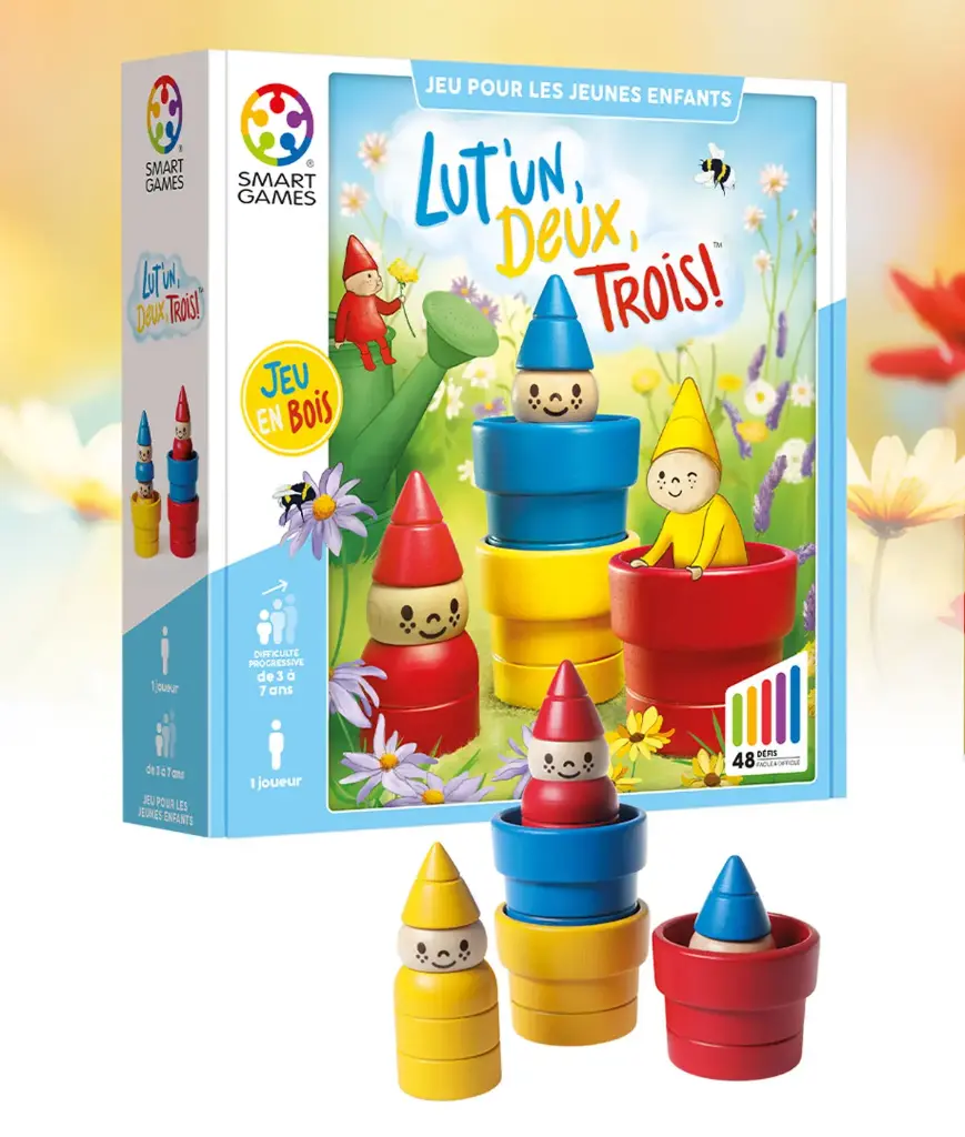 Jeu - Smart Games - Lut'un, deux, trois! 3-7ans 
