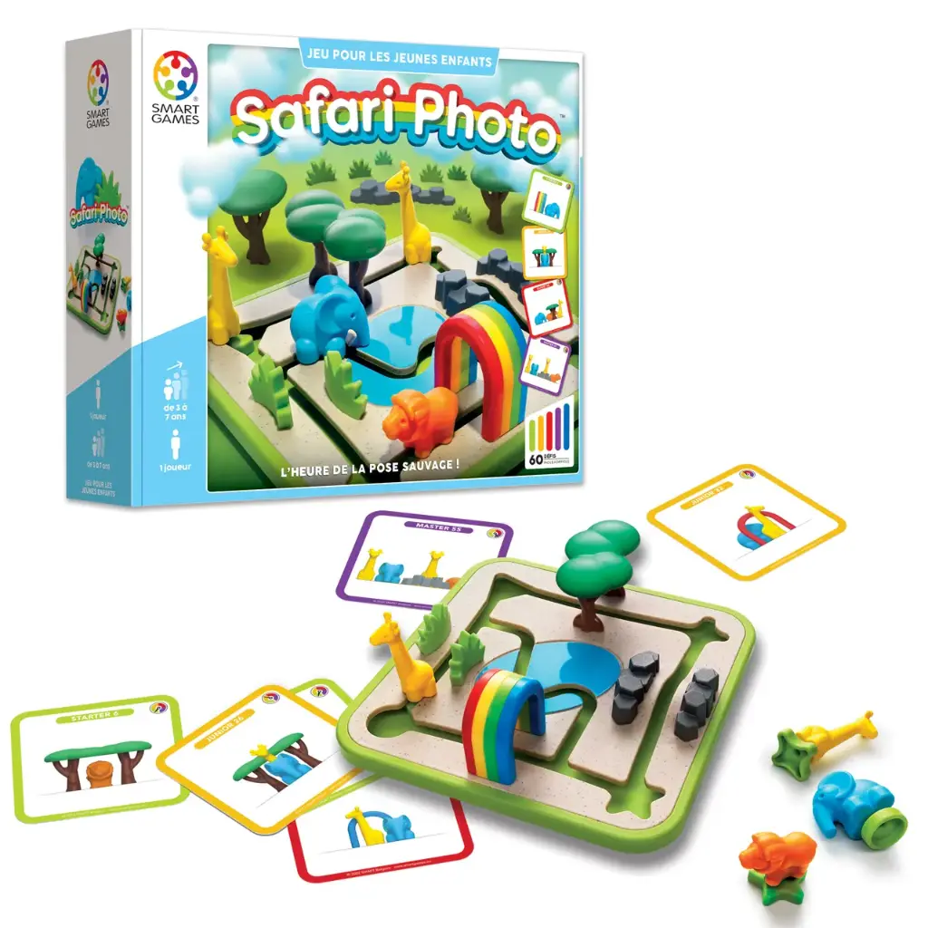 Jeu - Smart Games - Safari Photo 3-7ans 