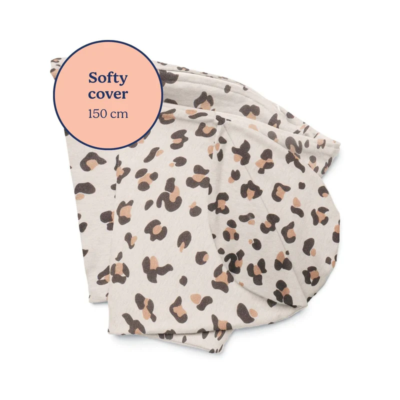 Housse de coussin d'allaitement - Doomoo - CRÈME LÉOPARD