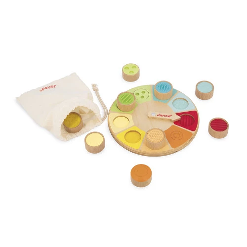 Roue de reconnaissance tactile - Janod -Memo Touch