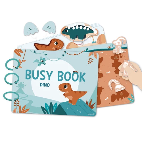Busy Book - Janod - Dinosaures 