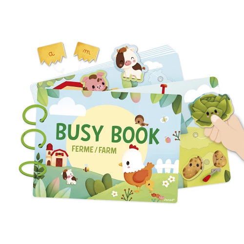 Busy Book - Janod - Ferme