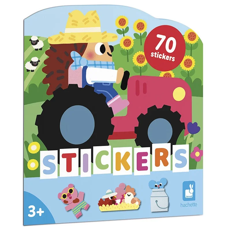 Cahier de stickers - Janod - La ferme 