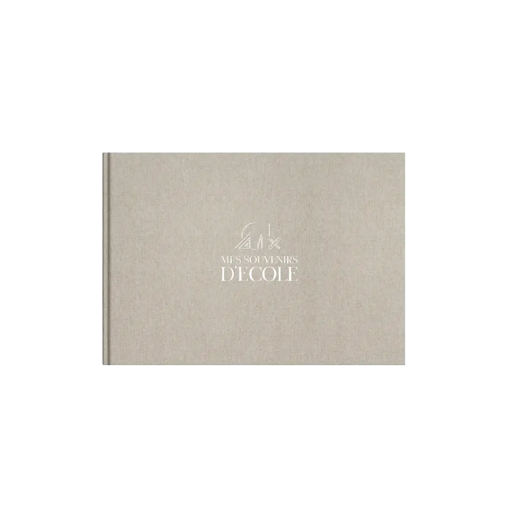 Livre de naissance - Zakuw - Souvenir D'école Beige