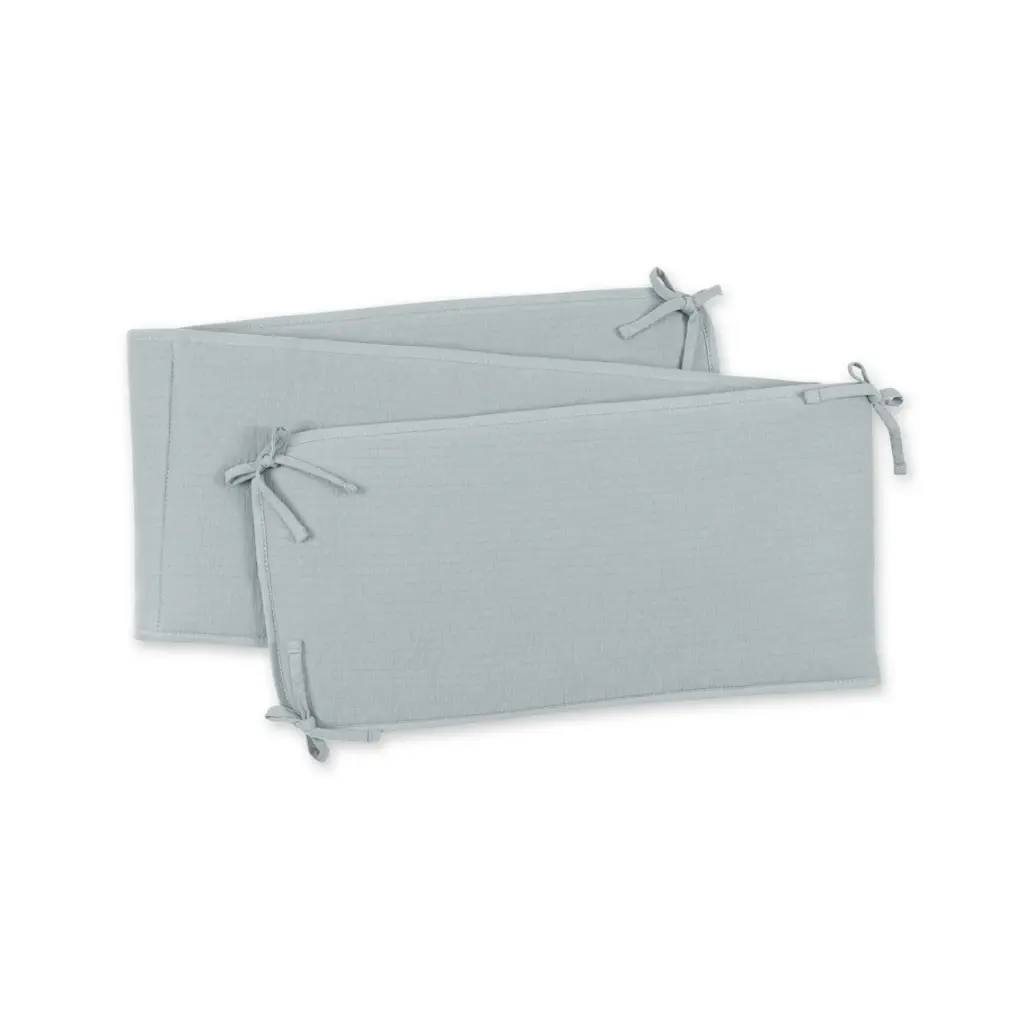 Tour de lit & parc - Bemini - 30x180cm Gris Pady tetra jersey