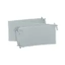 Tour de lit & parc - Bemini - 30x180cm Gris Pady tetra jersey