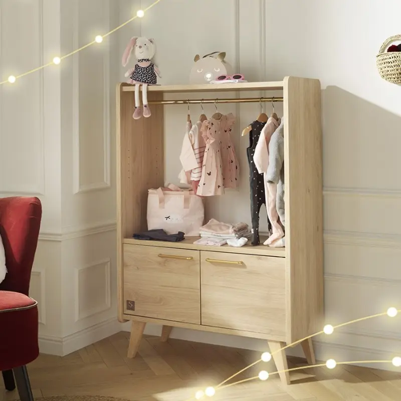 Armoir 2 Portes penderie - Suthon -  Arty - Bois 