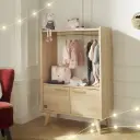 Armoir 2 Portes penderie - Suthon -  Arty - Bois 