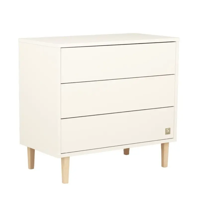Commode - sauthon -  Paloma - 3 Tiroirs Blanc