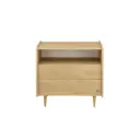 Commode 2Tiroirs 1Niche - sauthon -  My Love - Chêne 