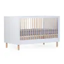 Lit Bébé Evolutif- Childhome - Wonder White - 70 x 140 - Blanc bois