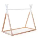 Cadre De Lit Bébé - Childhome - Tipi- 70 x 140 - Naturel Blanc