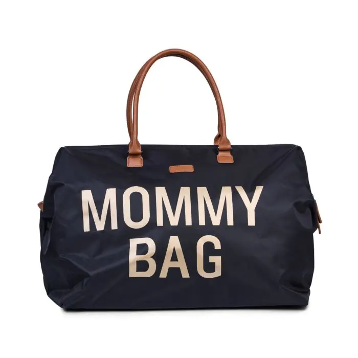 Sac à langer - Childhome - Mommy Bag Noir Or