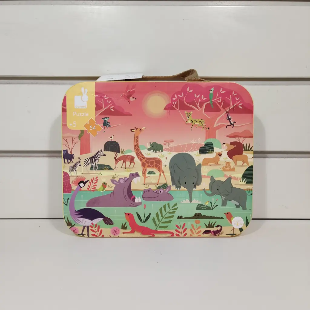 Puzzle 54Pièces - Janod - Animaux De La Savane