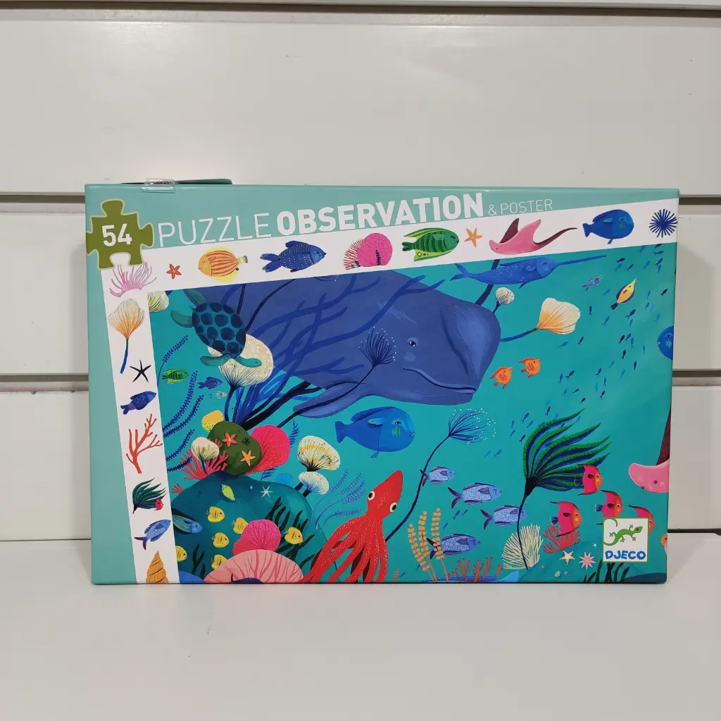 Puzzle - Djeco- Observation Océan 54Pièces