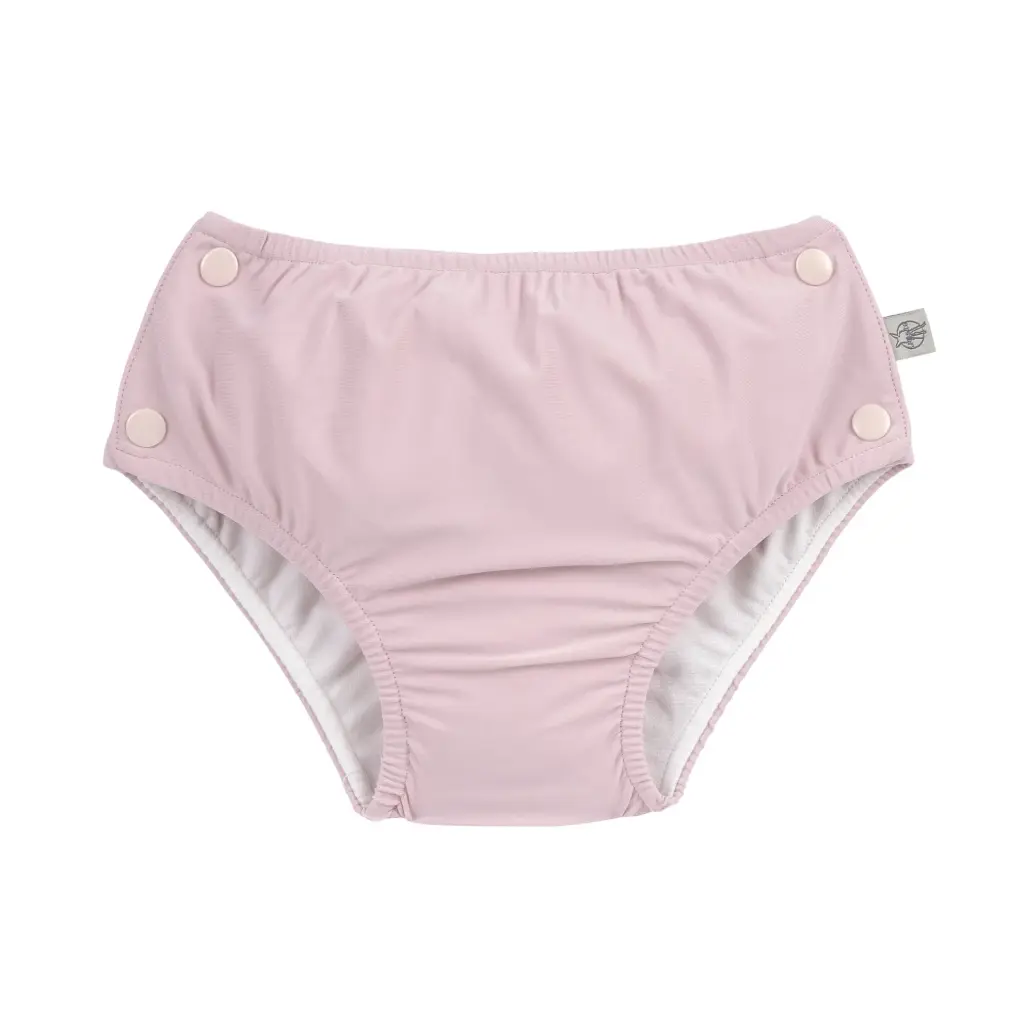Maillot de bain couche avec boutons-pression - Lässig - Rose Pâle  3/6mois     