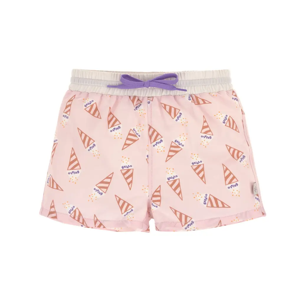 Short de bain avec couche anti UV - Lässig - Glace Rose Pâle 2/3Ans 