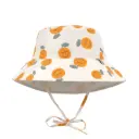 Chapeau anti UV réversible - Lässig - Orange Blanc 3/6Mois 