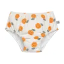Maillot de bain couche - Lässig - Orange Blanc 7/12 mois    