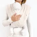 Porte bébé - bemini - Duo Beige Clair Chiné T1