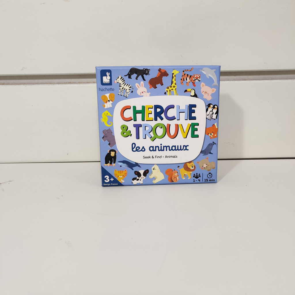 Jeu d'observation - Janod - Cherche et trouve Les Animaux