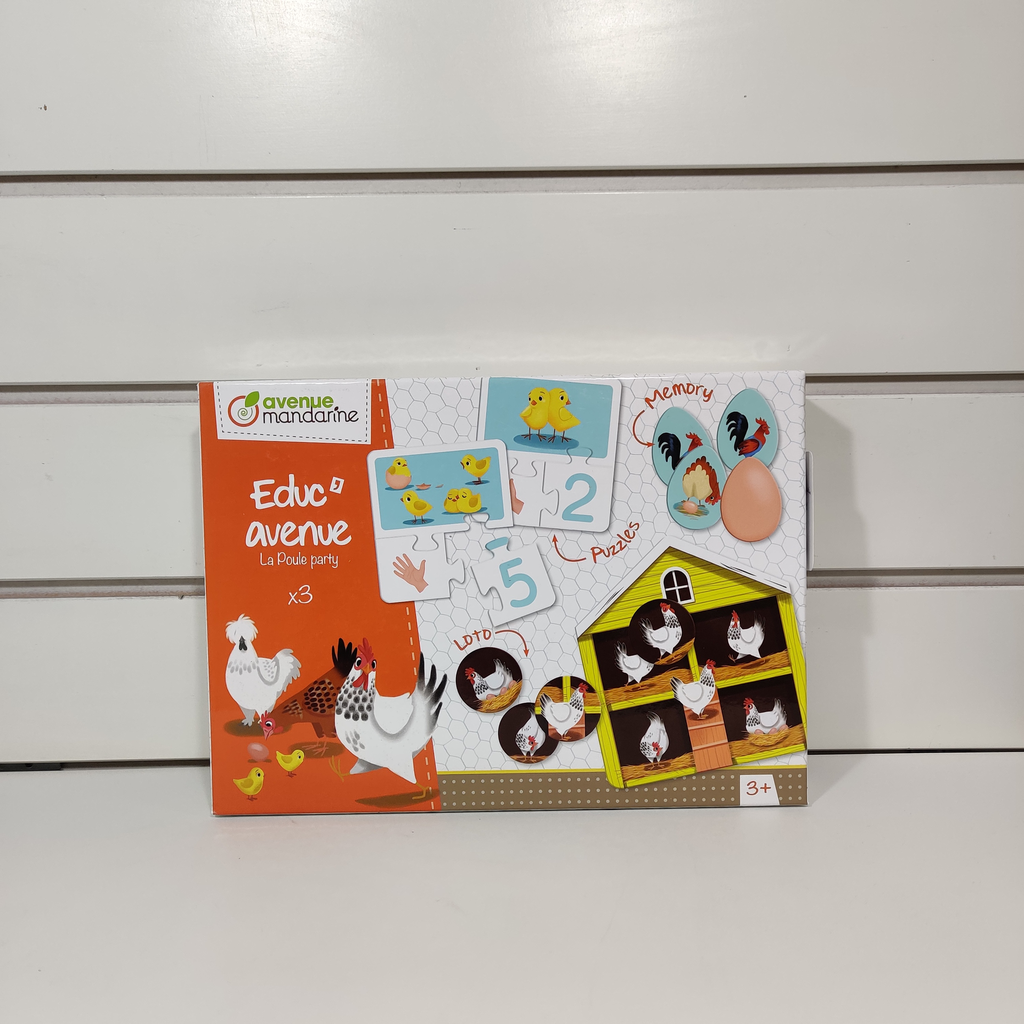 Jeu de société - Avenue Mandarine - La poule Party