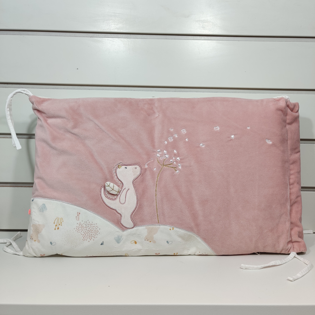 Tour de lit - noukie's - Rose Blanc Petit Dragon 