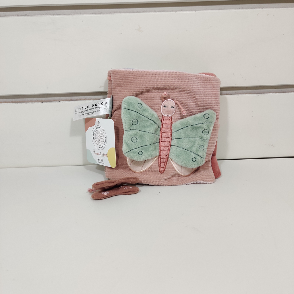 Livre d'activités en tissu - Little Dutch - Fleurs et Papillons