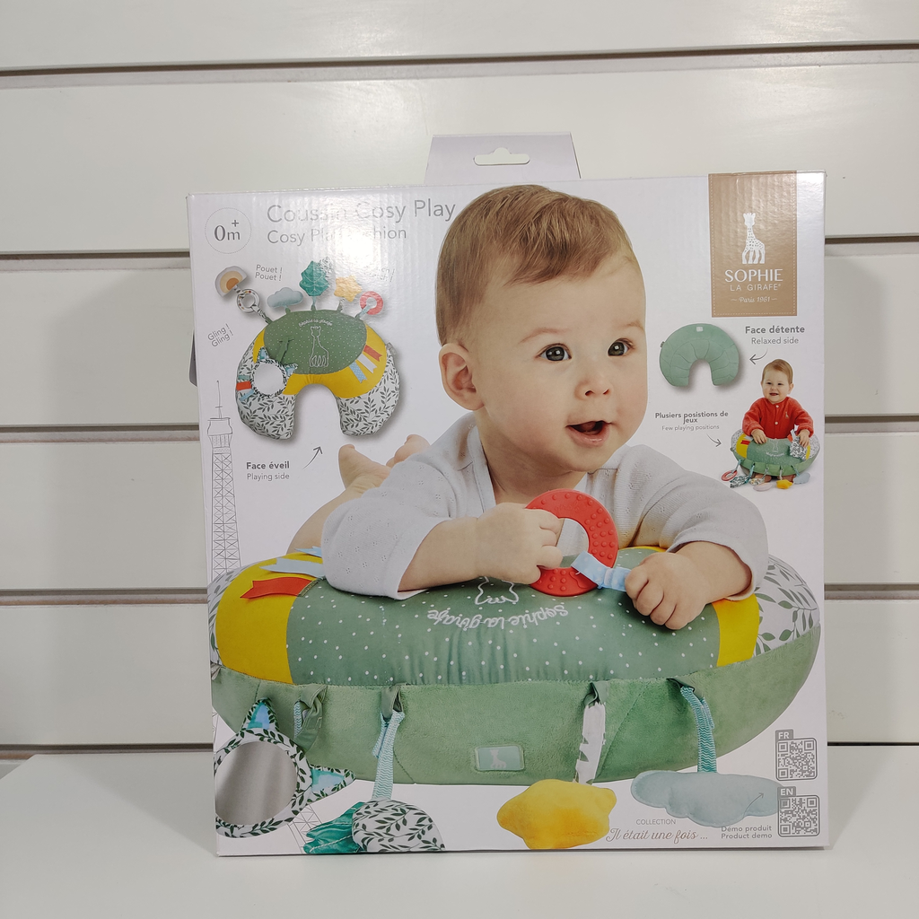 Coussin motricité - Sophie La Girafe - Vert