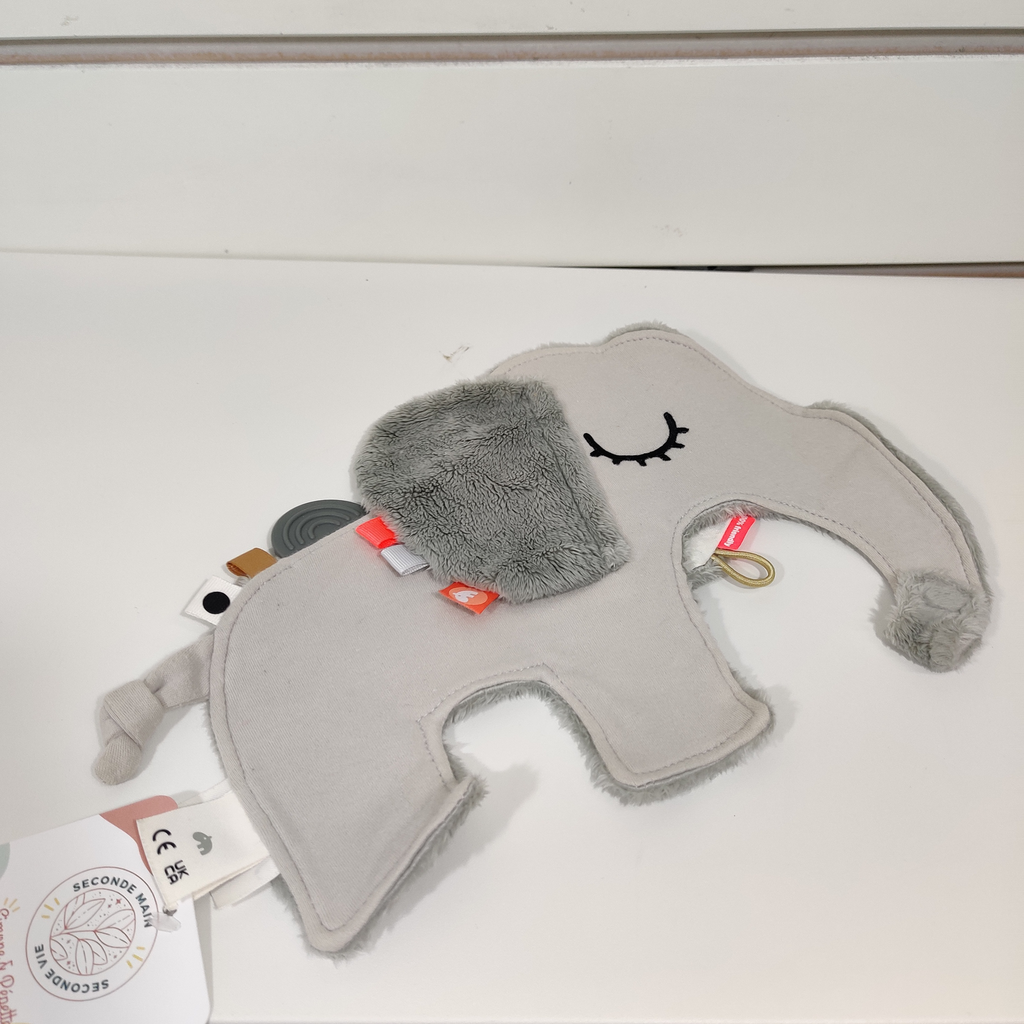 Doudou Attache Sucette - Donebydeer - Eléphant