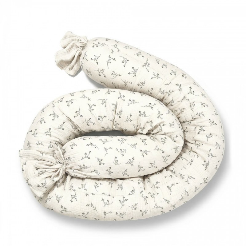 Coussin réducteur Lit - BabyShower - snake olive bloom