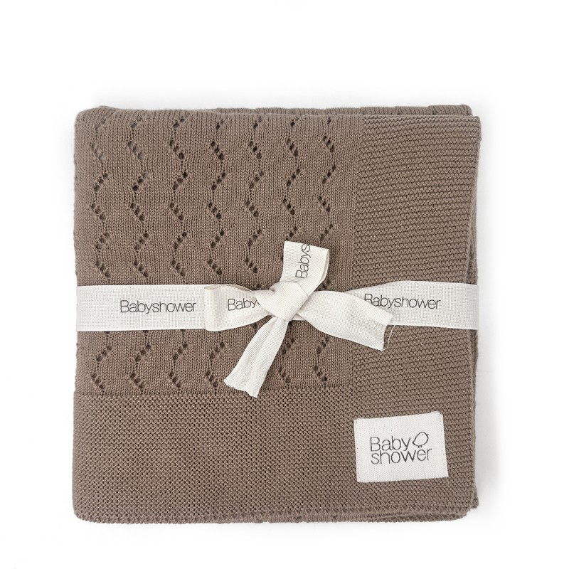 Couverture Tricot - Babyshower - Classic Caramel Glacé