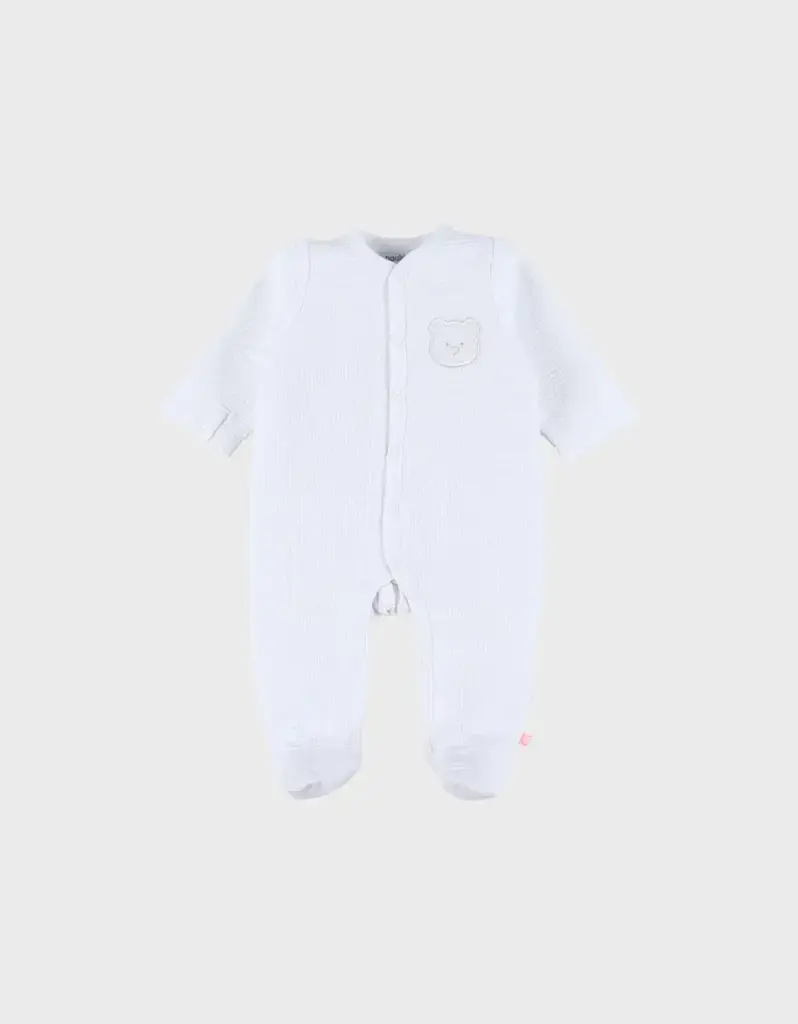 Pyjama - noukie's - coton blanc 1Mois    