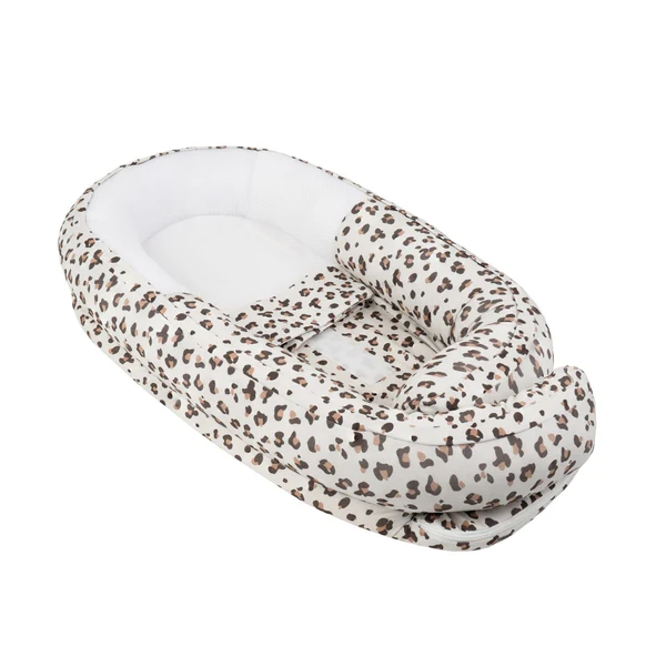 Nid bébé - Doomoo - Cocoon tetra jersey Léopard Crème