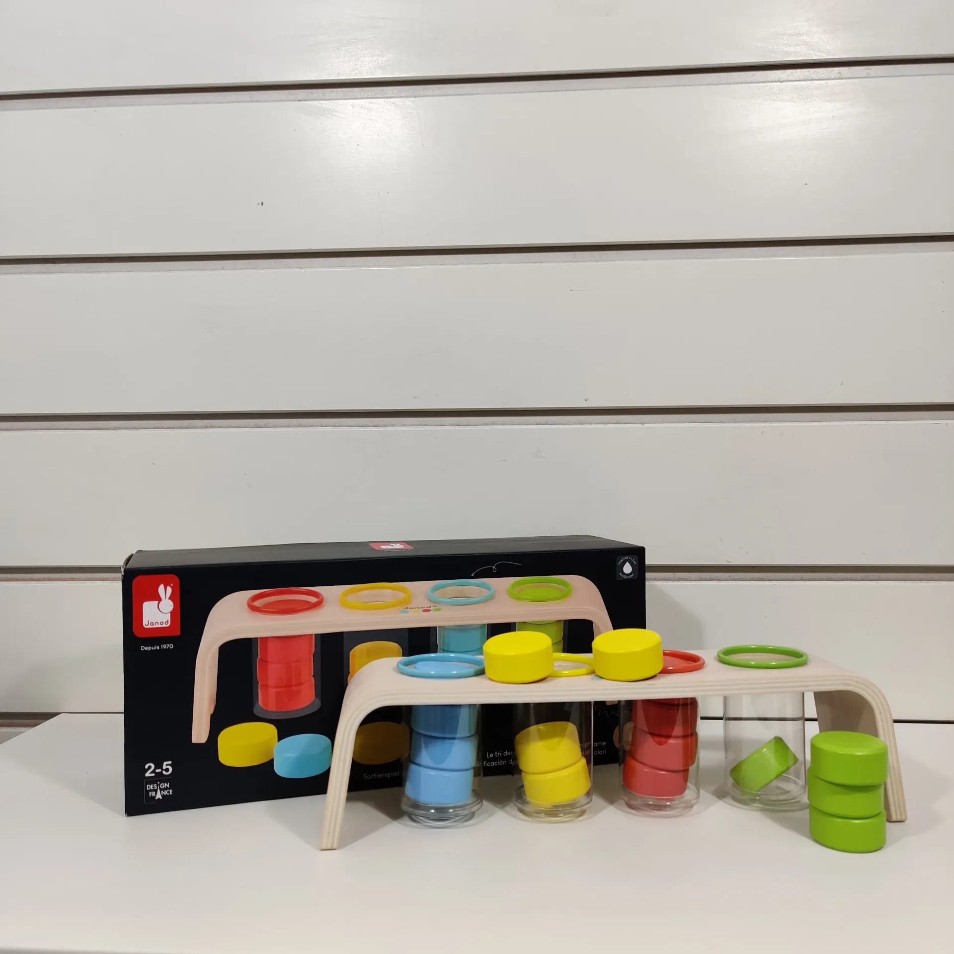 Jouet en bois - Janod - Tri de couleurs