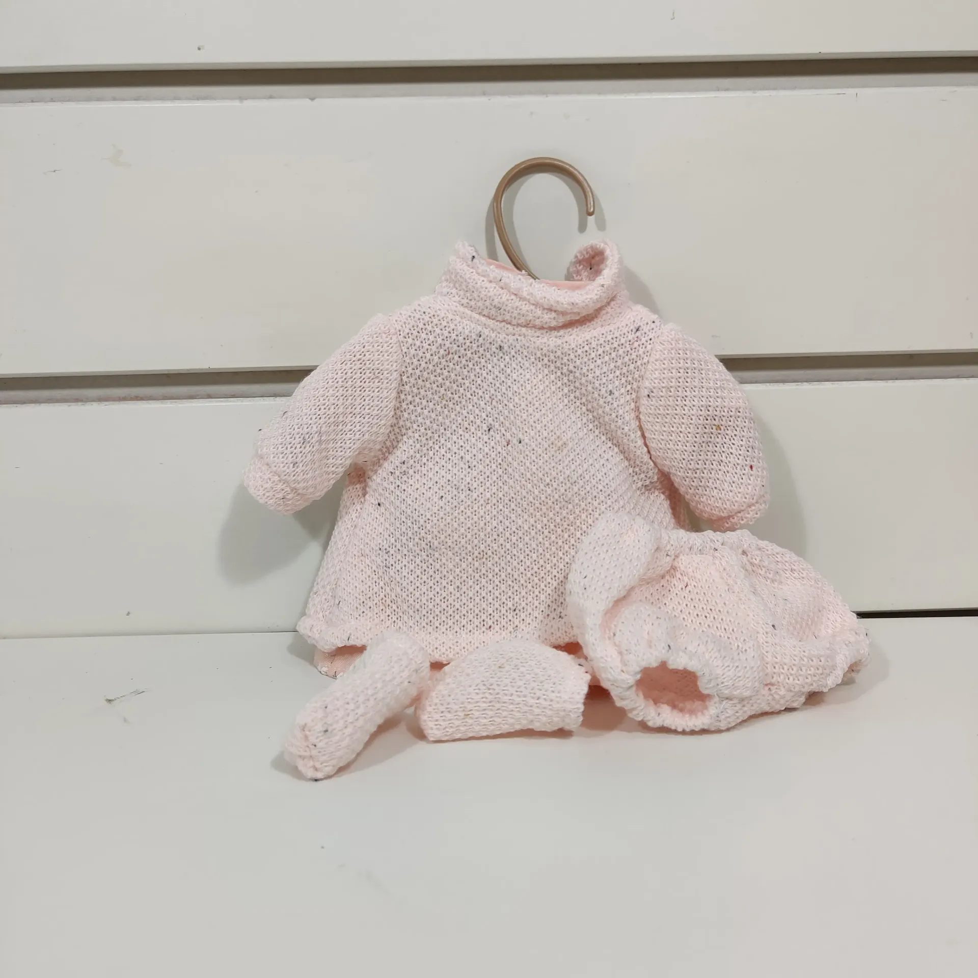[PU-703] Ensemble Poupée - Llorens - Rose Tricot 33cm