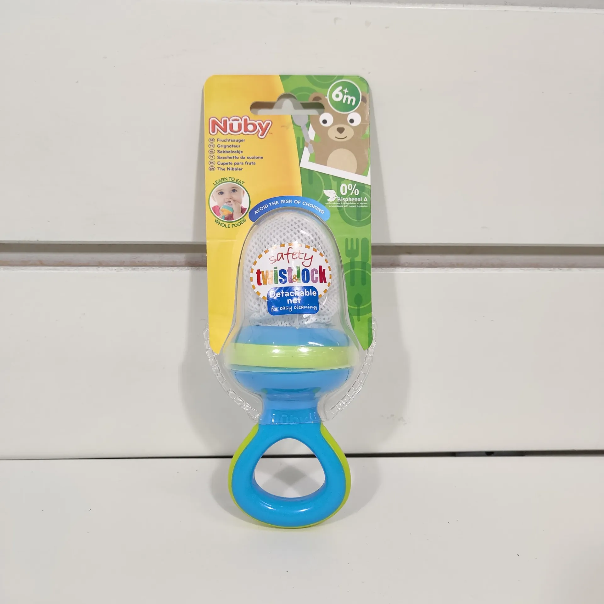 [PU-706] Tétine grignoteuse - Nuby - Bleu/Vert