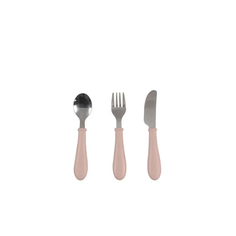 Set de 3 couverts en inox - Beaba - Barbe à papa