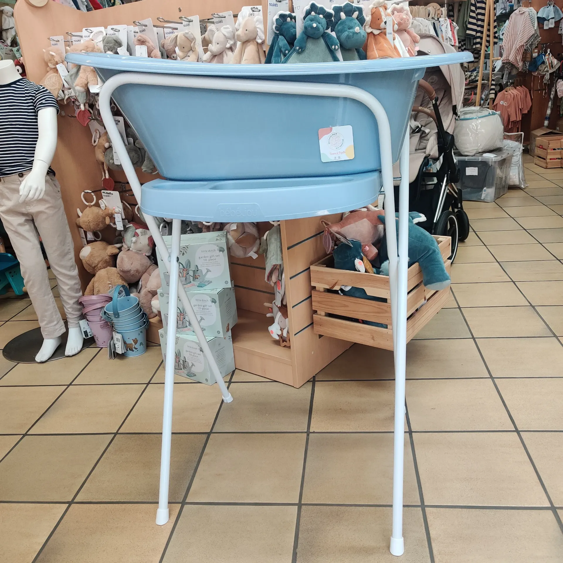 [PU-716] Baignoire sur pied - BébéJou - Bleu
