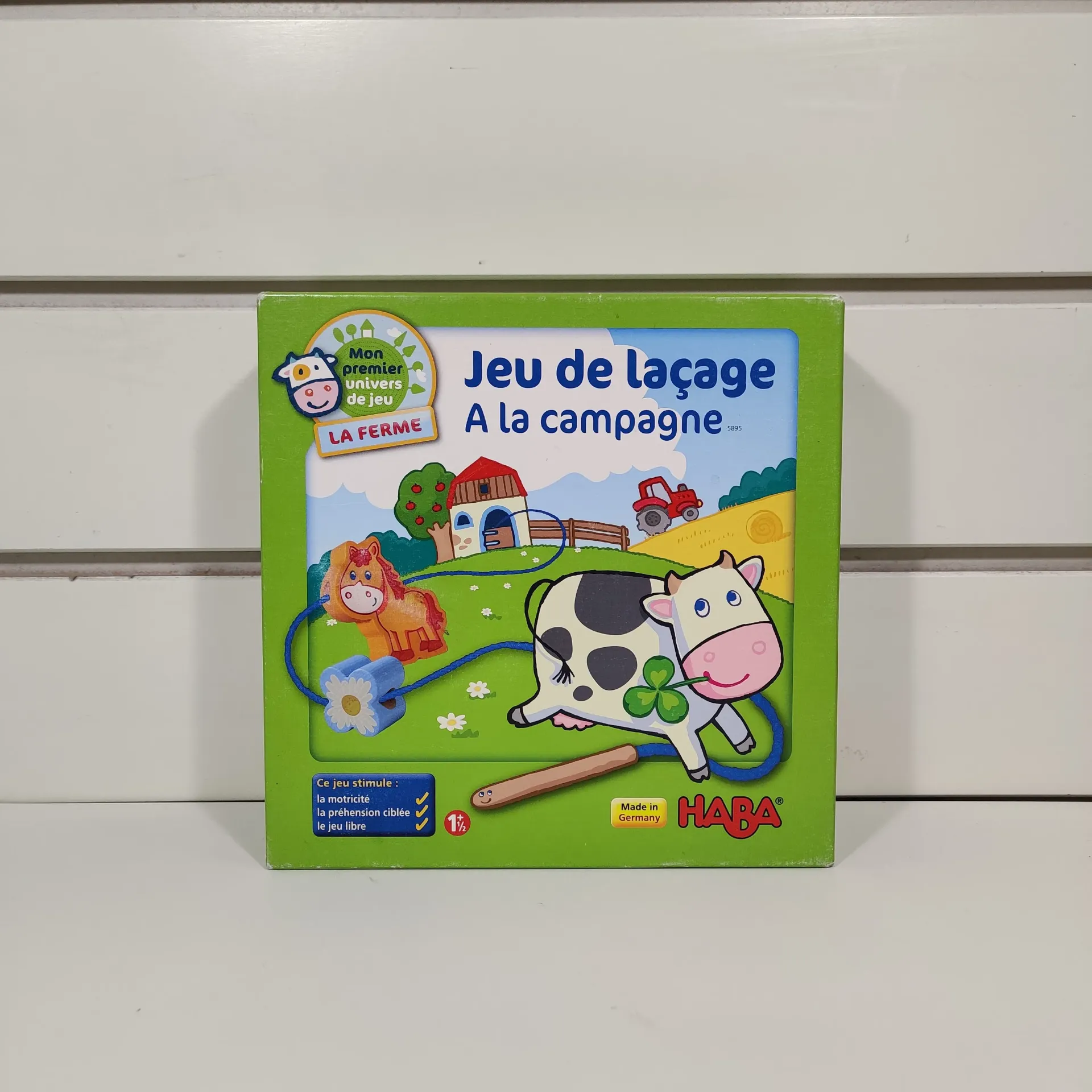 [PU-723] Jeu Laçage - Haba - A la ferme