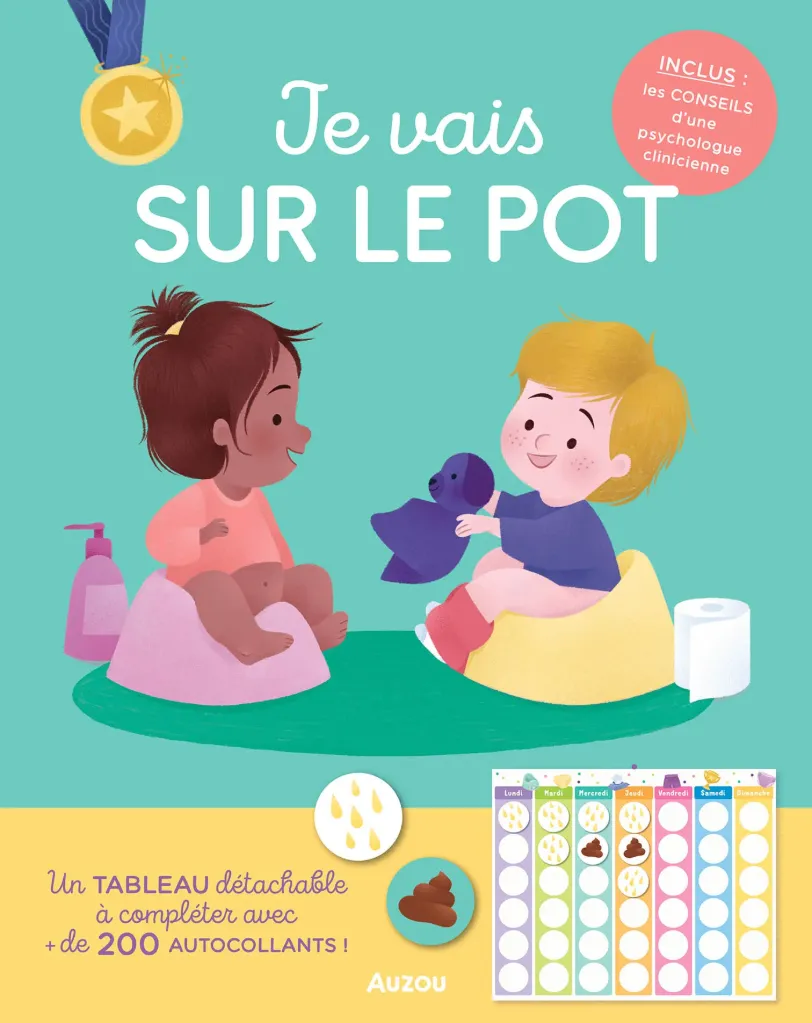 livre - Auzou - Je vais sur le pot