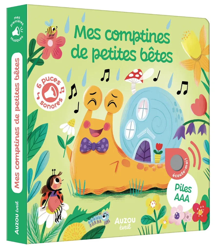 [9791039568692] livre - Auzou - Mes comptines de petites bêtes