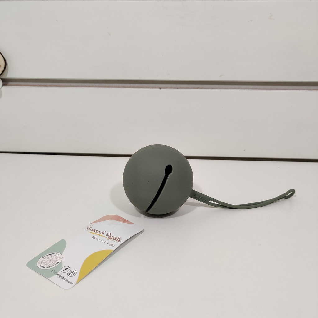 [PU-755] Etuie à tétine - Mushie - Vert