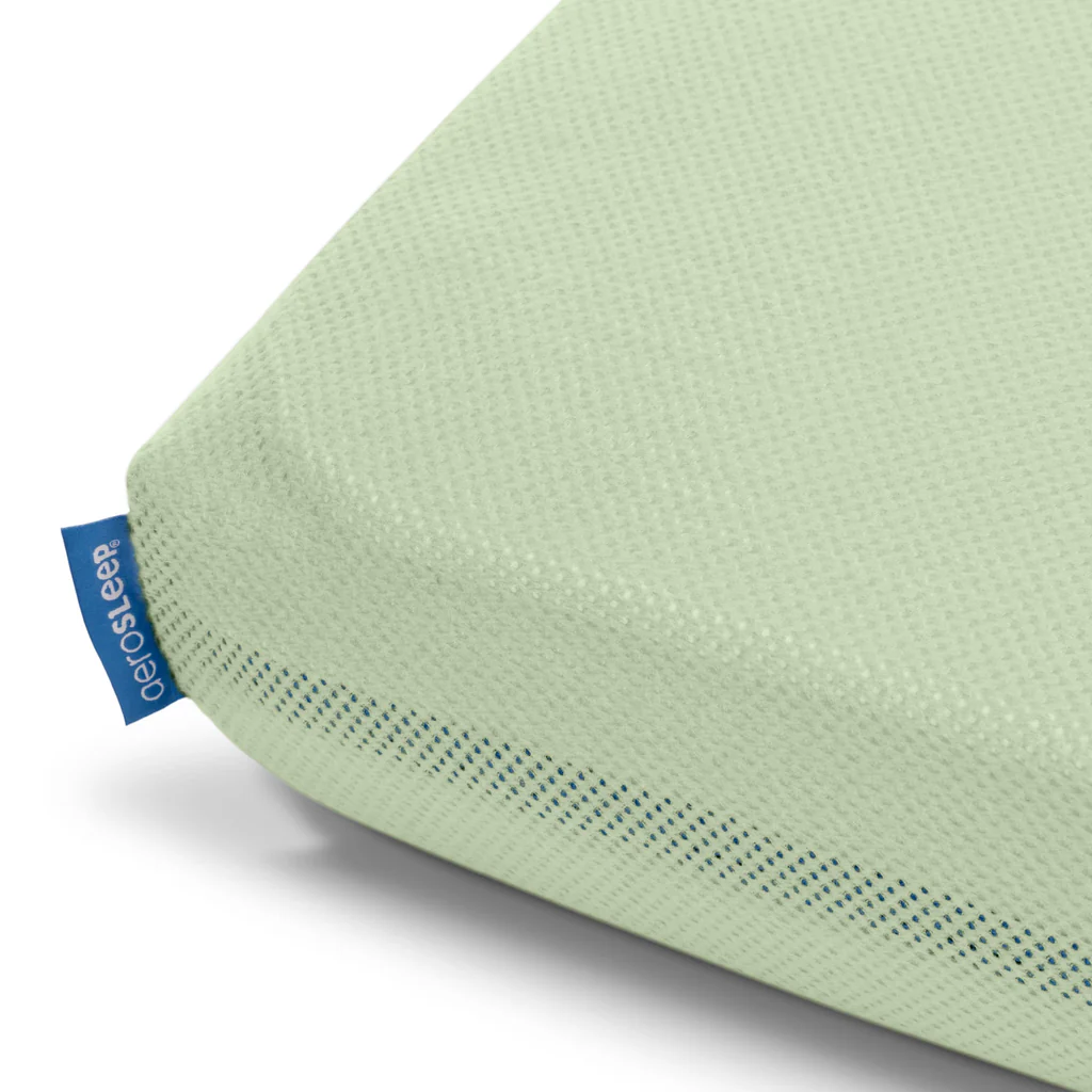 Drap housse - Aerosleep - olive - 70x140