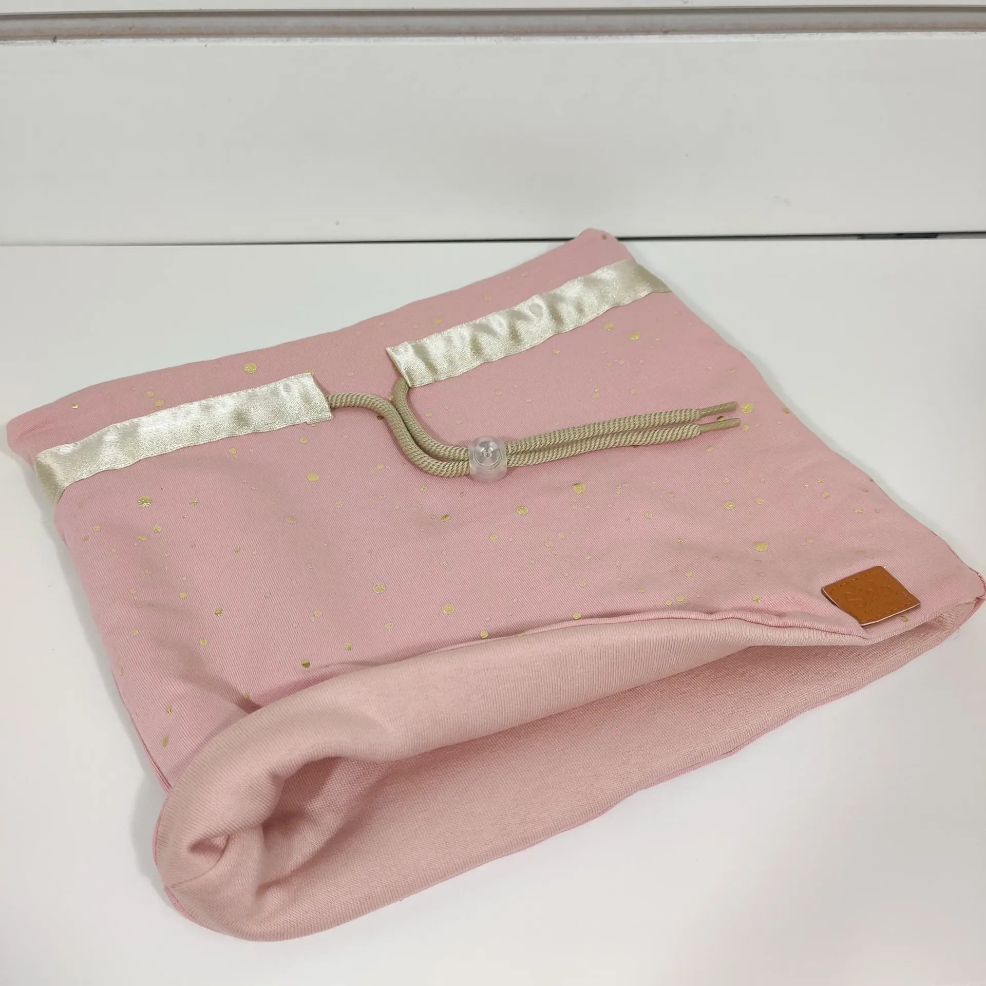 Col mi-saison avec prénom - Stela -  Rose Confettis D'orée (2/10 ans)