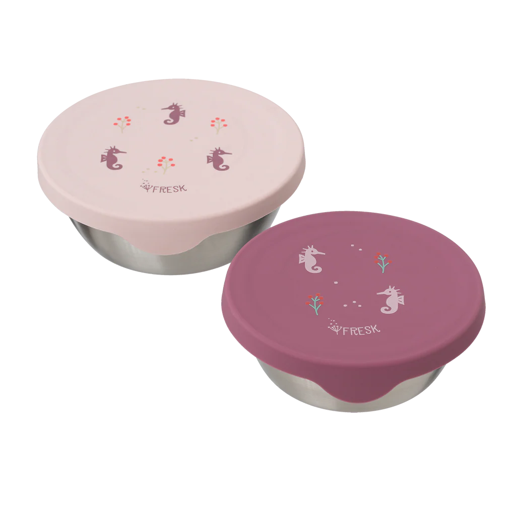 [8721264950772] Boîte à snacks 2 pcs - Fresk - Seahorse