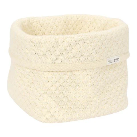[8721122570425] Panier de toilette - Little Dutch - Blanc Essentials