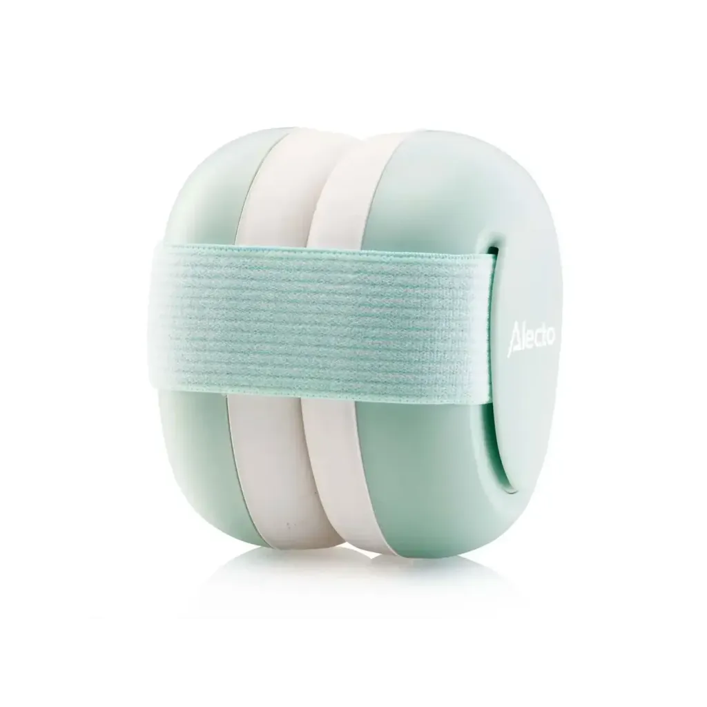 Casque anti-bruit - Alecto BV74 - Blanc/vert menthe